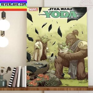 Star Wars Yoda 5 Variant Cover Art Of Marvel Comics Home Decor Poster Canvas