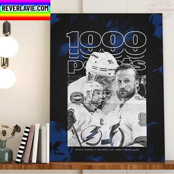 Steven Stamkos 1000 Points For The Captain Tampa Bay Lightning Home Decor Poster Canvas Steven Stamkos 1000 Points For The Captain Tampa Bay Lightning Home Decor Poster Canvas