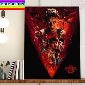 Stranger Things 5 Final Season Is Coming Home Decor Poster Canvas