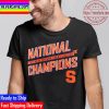 Syracuse Orange Are Champs 2022 NCAA Mens Soccer National Champions Unisex T-Shirt