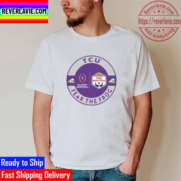 TCU Playoff Semifinal 2022 VRBO Fiesta Bowl Logo Unisex T-Shirt