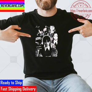 TV Series Wednesday Addams Jenna Ortega Vintage 90s Unisex T-Shirt