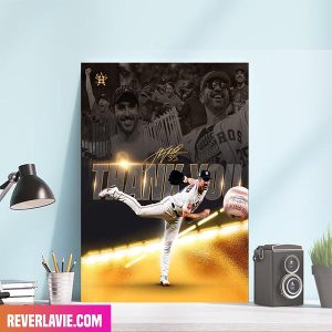 Thank You For Everything Justin Verlander Good Luck In New York Mets MLB Decor Poster