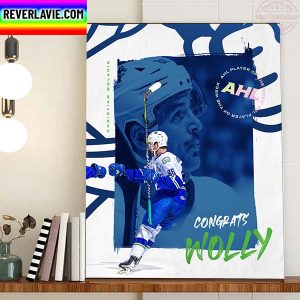 The Abbotsford Canucks Christian Wolanin Is AHL Player Of The Week Home Decor Poster Canvas