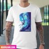 The Avatar Blue Out The Way Of Water Movie Poster Style T-Shirt