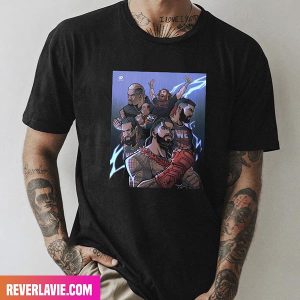 The Bloodline The Island Of Relevancy WWE Roman Reign x Sami Zayn x Paul Heyman x The Usos Style T-Shirt