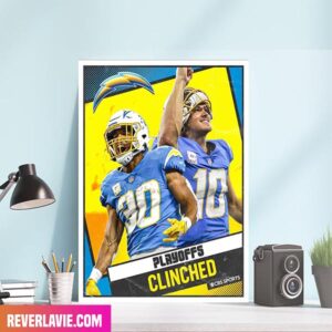 The Chargers Have Punched Their Ticket To The Playoffs – Los Angeles Chargers Home Decor Poster-Canvas
