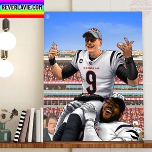The Cincinnati Bengals Joey Burrow 696 Yards Vs Kansas City Chiefs Home Decor Poster Canvas