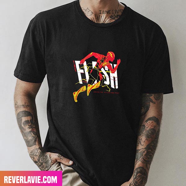 The Flash Saving The Future And Past Style T-Shirt The Flash Saving The Future And Past Style T-Shirt