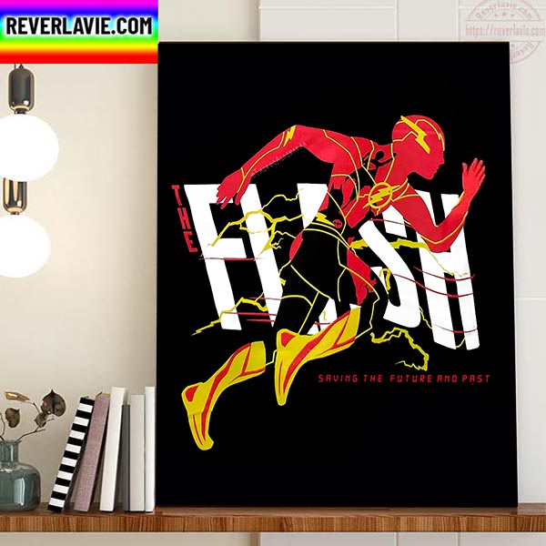 The Flash Saving The Future And Past Home Decor Poster Canvas The Flash Saving The Future And Past Home Decor Poster Canvas