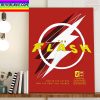 The Flash Saving The Future And The Past Fan Made Home Decor Poster Canvas