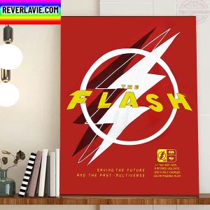 The Flash Saving The Future And The Past Multiverse Home Decor Poster Canvas