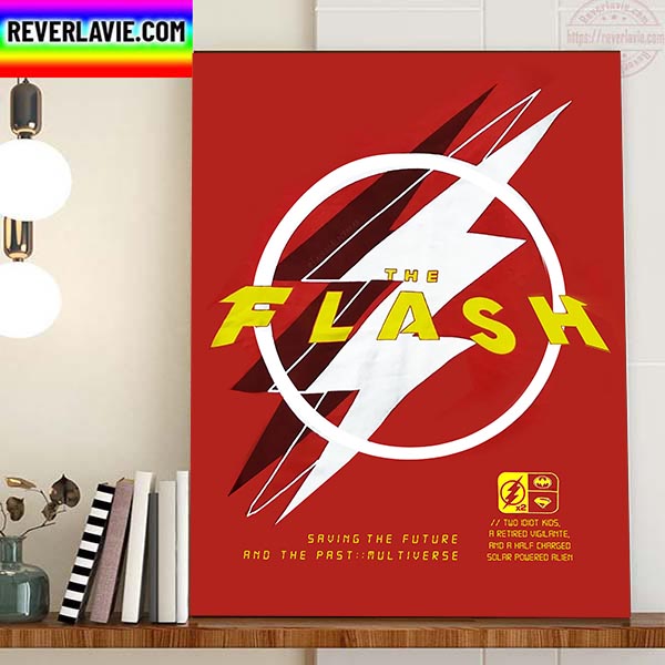 The Flash Saving The Future And The Past Multiverse Home Decor Poster Canvas The Flash Saving The Future And The Past Multiverse Home Decor Poster Canvas