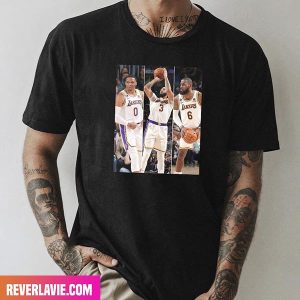 The Lakers Big Three Handled Business vs Giannis And The Bucks Style T-Shirt