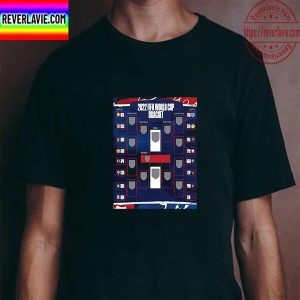 The Last 16 Of The FIFA World Cup Qatar 2022 Bracket Unisex T-Shirt