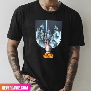 The Rise Of Skywalker Star Wars Digital Art Style T-Shirt