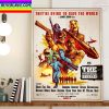 The Michael Jordan Trophy Awarded To The Kia NBA MVP Home Decor Poster Canvas