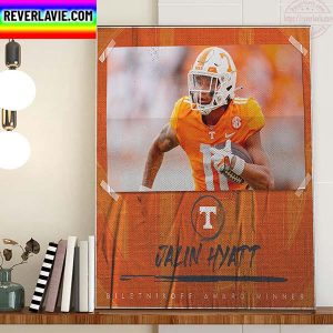 The Tennessee Football Jalin Hyatt Biletnikoff Award Winner Home Decor Poster Canvas