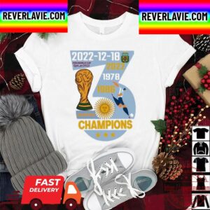The Third Cup 1978 1986 2022 Argentina World Cup Champions 2022 Unisex T-Shirt