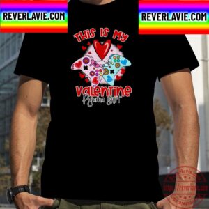 This Is My Valentine Pajama Valentines Day Unisex T-Shirt