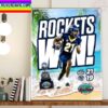 Toledo Football Are Champions 2022 Roofclaim.com Boca Raton Bowl Champions Home Decor Poster Canvas