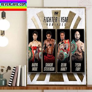 Top Rank Accolades Fighter Of The Year Nominees Home Decor Poster Canvas