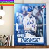 Toronto Blue Jays Signed All Star RHP Chris Bassitt Home Decor Poster Canvas
