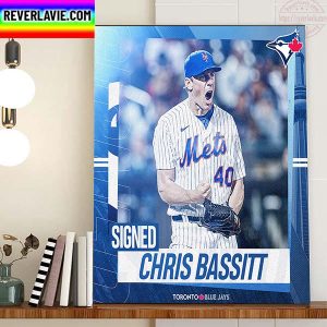 Toronto Blue Jays Signed All Star RHP Chris Bassitt Home Decor Poster Canvas