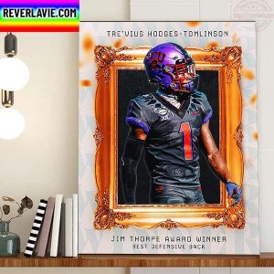 Tre’Vius Hodges Tomlinson Is The 2022 Jim Thorpe Award Winner Home Decor Poster Canvas