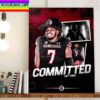 Trey Knox Committed South Carolina Gamecocks Home Decor Poster Canvas