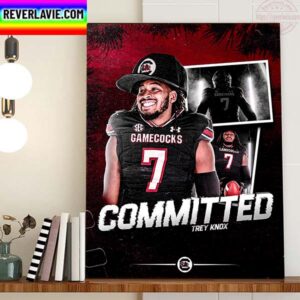Trey Knox Committed South Carolina Gamecocks Home Decor Poster Canvas
