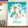 Travis Kelce Seven Straight 1K Yard Seasons Home Decor Poster Canvas