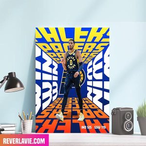 Tyrese Haliburton Had Himself A Night Indiana Pacers Home Decor Canvas-Poster