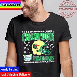 UAB Blazers Champions December 16th 2022 Bahamas Bowl Nassau Unisex T-Shirt