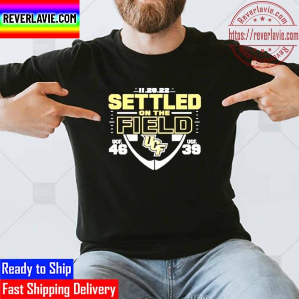UCF Knights 2022 War On The Score 46-39 Final Matchup Unisex T-Shirt