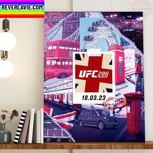 UFC 286 March 18 O2 Arena London Home Decor Poster Canvas