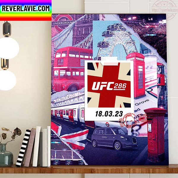 UFC 286 March 18 O2 Arena London Home Decor Poster Canvas UFC 286 March 18 O2 Arena London Home Decor Poster Canvas
