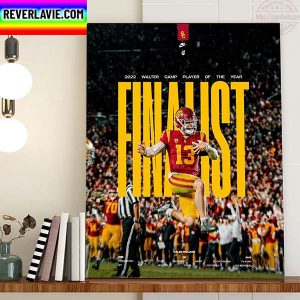 USC Football Caleb Williams 2022 Walter Camp Player Of The Year Finalist Home Decor Poster Canvas