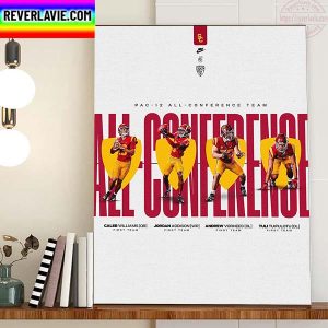 USC Football PAC 12 All Conference Team Home Decor Poster Canvas