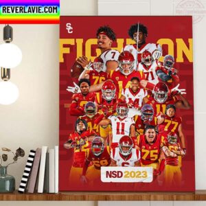 USC Trojans The 19 Newest Trojans In National Signing Day 2023 Home Decor Poster Canvas