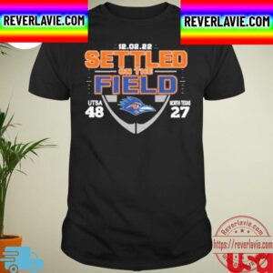 UTSA Roadrunners Cusa 2022 Settled On The Field Score Unisex T-Shirt