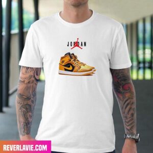 Under Retail The Women’s Air Jordan 1 Mid Taxi Fashion T-Shirt