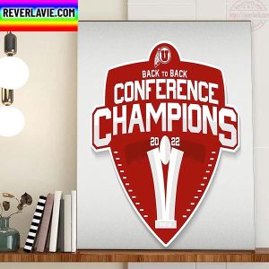 Utah Back To Back PAC 12 Conference Champions Home Decor Poster Canvas