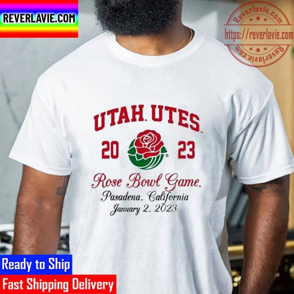 Utah Utes 2023 Rose Bowl Game Frosted Glass Bulb Unisex T-Shirt