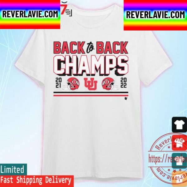 Utah Utes Back To Back Champ 2021 2022 Unisex T-Shirt
