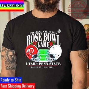 Utah Utes Vs Nittany Lions 2023 Rose Bowl Pasadena California Unisex T-Shirt