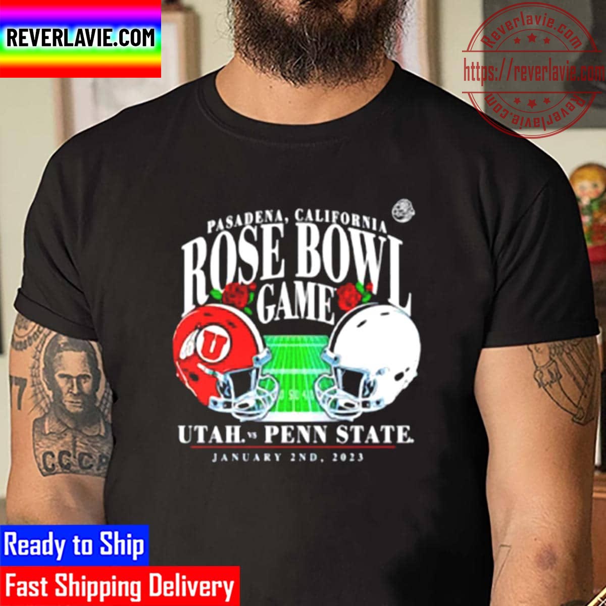 Utah Utes Vs Nittany Lions 2023 Rose Bowl Pasadena California Unisex T-Shirt Utah Utes Vs Nittany Lions 2023 Rose Bowl Pasadena California Unisex T-Shirt
