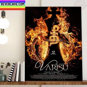 Varisu Second Single Thee Thalapathy Home Decor Poster Canvas