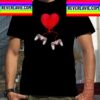 Video Gamer Valentines Day With Controllers Heart For Gamer Unisex T-Shirt