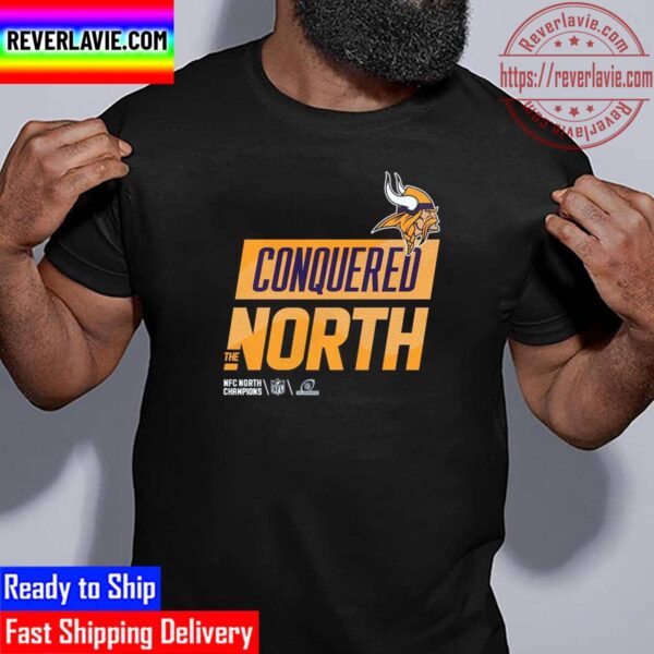 Vikings Conquered North The Nfc North Champions Unisex T-Shirt